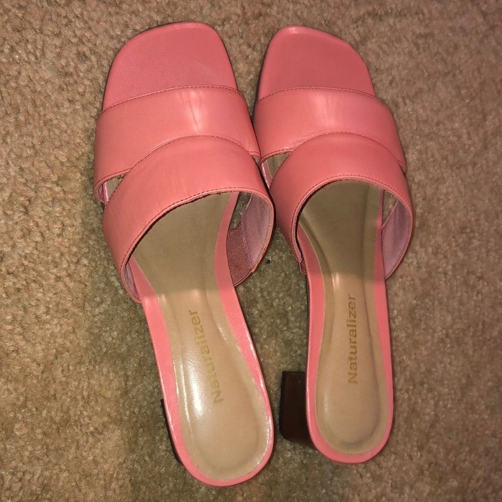 Pink Stacked Sandals